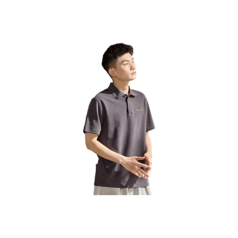 Tonlion Polo Shirt Men's Light Heather Gray-8