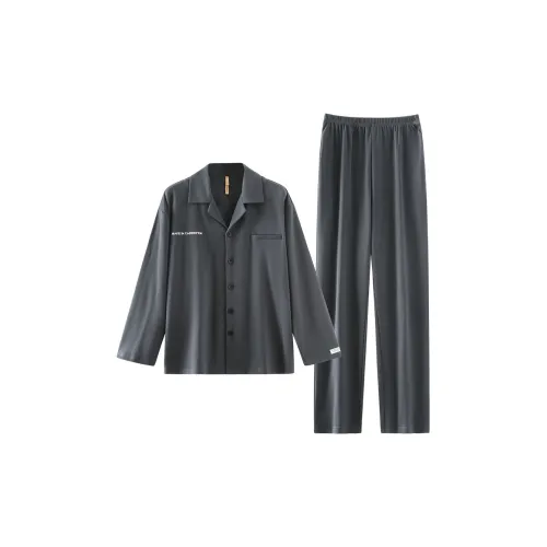 JIALEFEN Men Pajama Sets