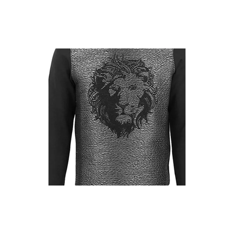 VERSUS Sweatshirts Men Black-4