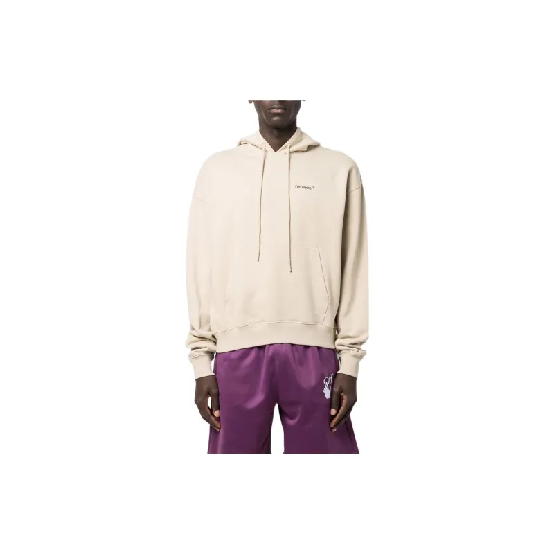 OFF WHITE Caravaggio Saint Jerome Writing Arrows Oversized Hoodie-1