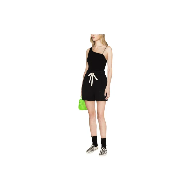 PALM ANGELS Monogram Embroidered Drawstring Sweatshorts-3