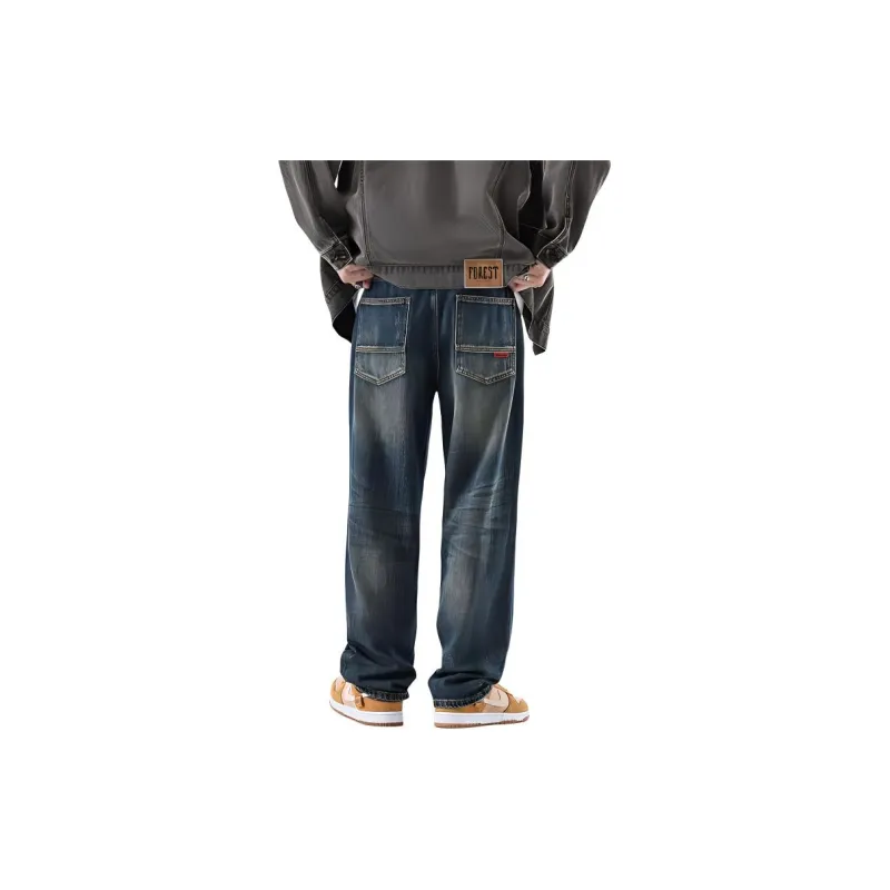 GTRG Jeans Unisex Nano Yellow Mud Blue-5