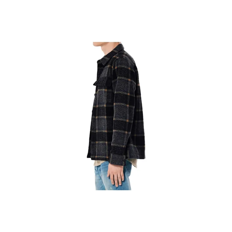 Hollister Jackets Men Black-2