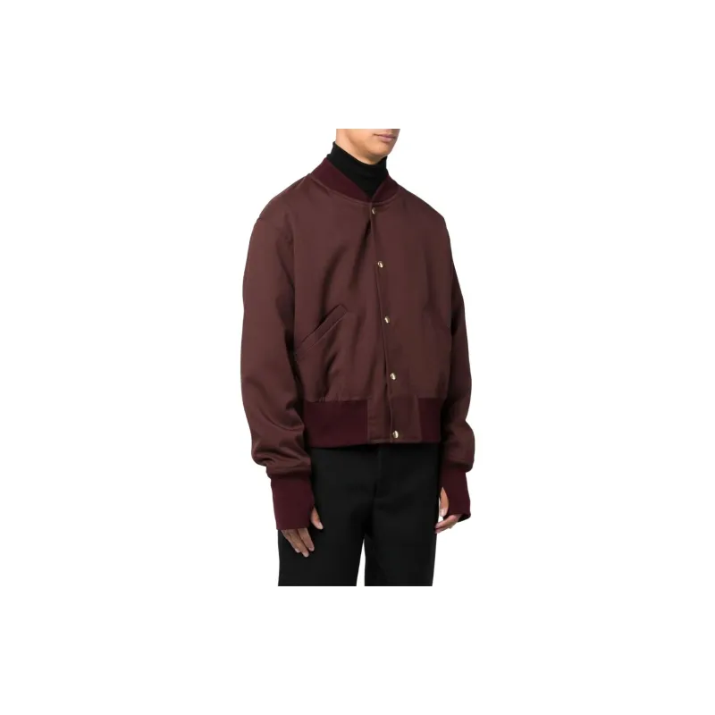 JIL SANDER Cropped Bomber Jacket-1