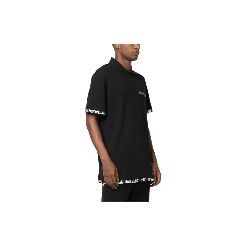VERSACE JEANS COUTURE Polo Shirt Men's Black-3