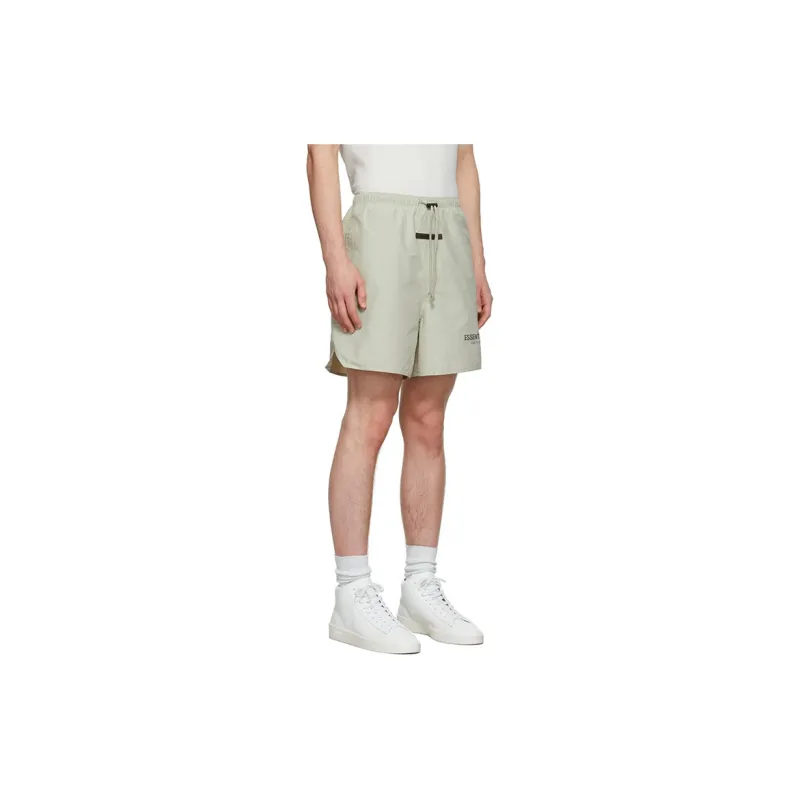 Fear Of God Essentials FW21 Volley Shorts Green/Concrete Casual Shorts Men's Green-2