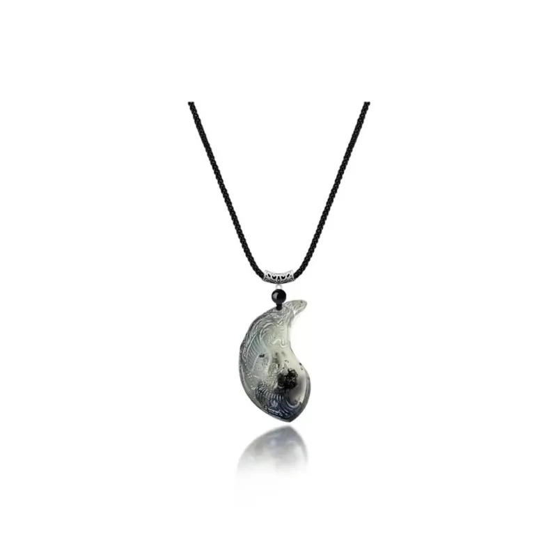 Jin Ruibang Chalcedony Jade Necklaces Unisex-0