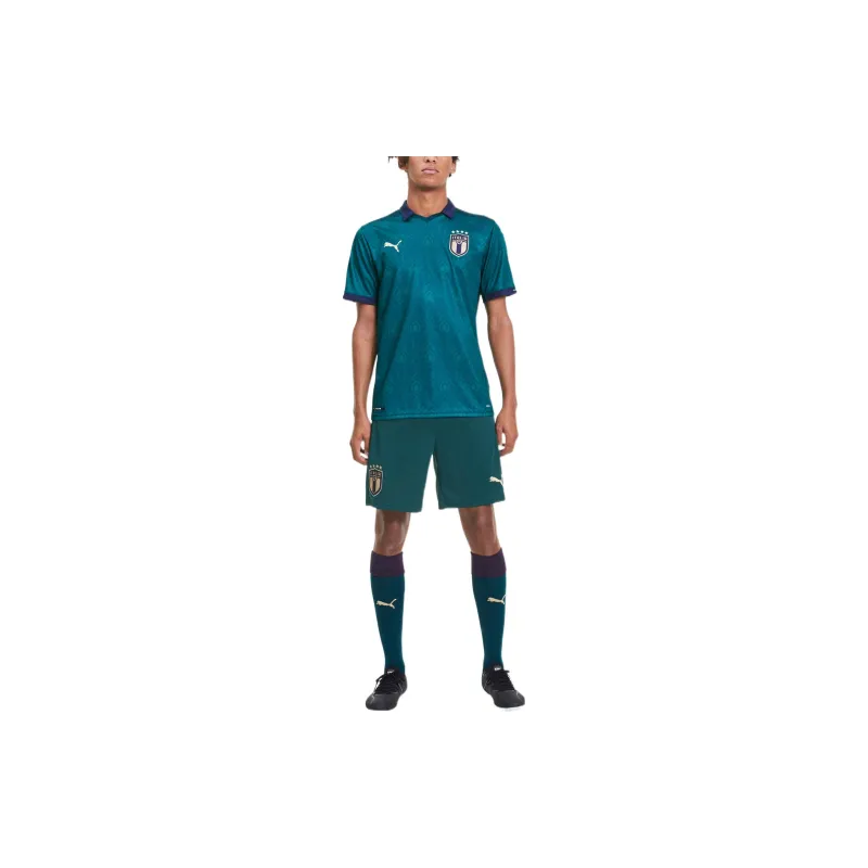 PUMA FIGC RENAISSANCE Soccer Bottoms Men's Green-2