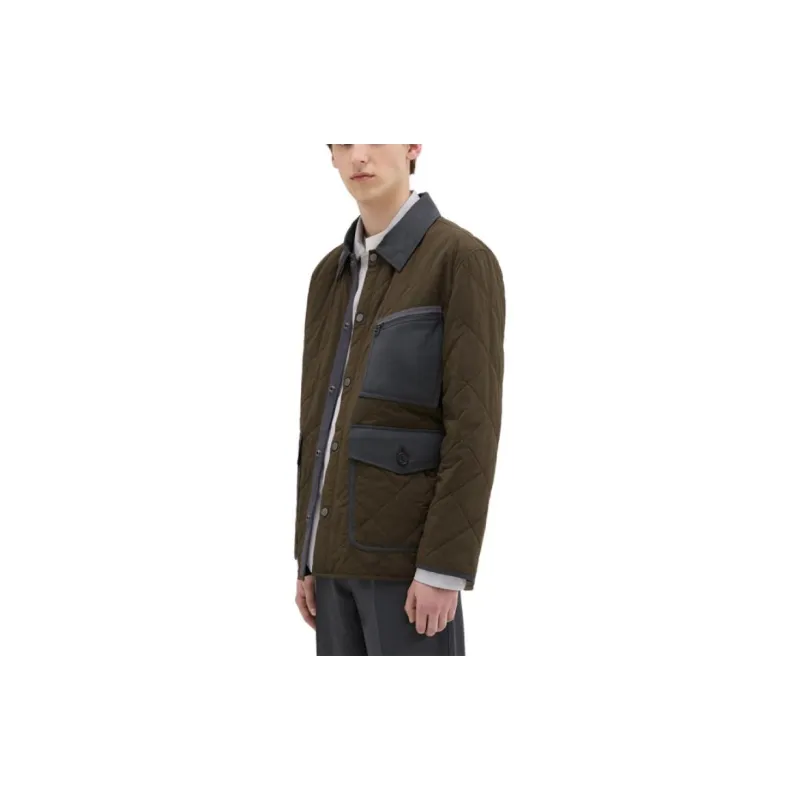 THEORY THEORY Designer Co-authored Collection Jacket Men's Olive Gold Green-1