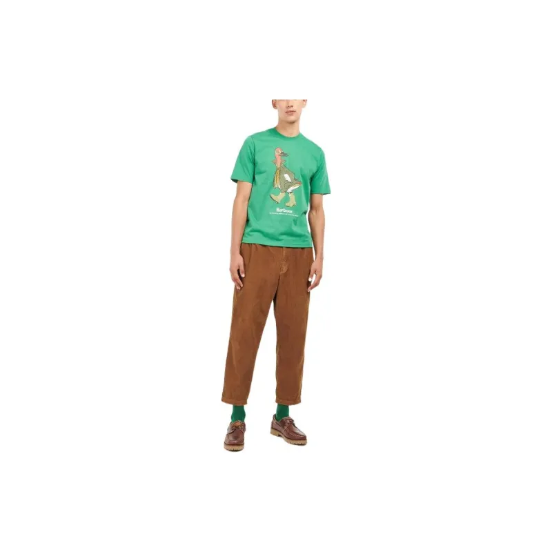 Noah X BARBOUR T-Shirts Unisex Dark Green-1