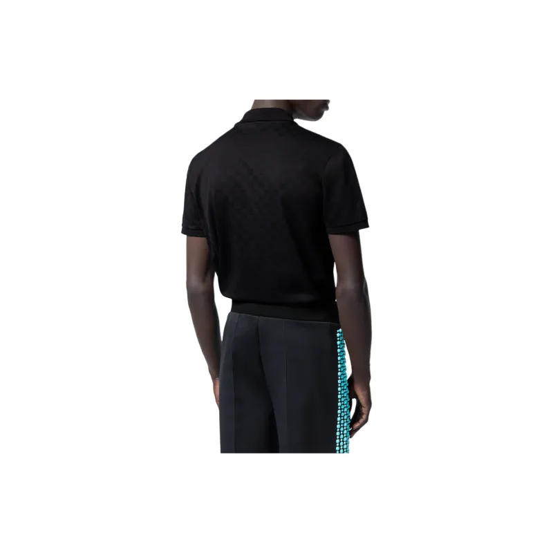 LOUIS VUITTON FW24 Polo Shirt Men's Black-4