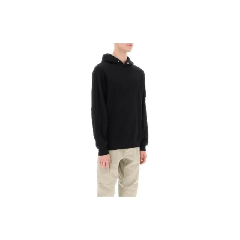 STONE ISLAND Compass badge Cotton Hoodie-1