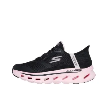 Skechers WOMEN'S GO WALK Anti Slip Wear Resistant Low Top Casual Shoes Women's Black Pink