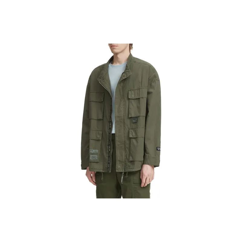 Izzue Jackets Coats Men's Army Green-2