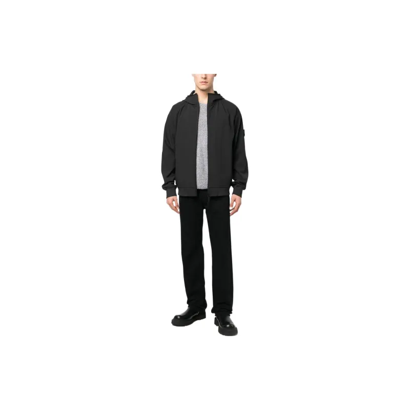 STONE ISLAND Light Soft Shell R E.Dye Technology In Recycled Polyester Jacket-1
