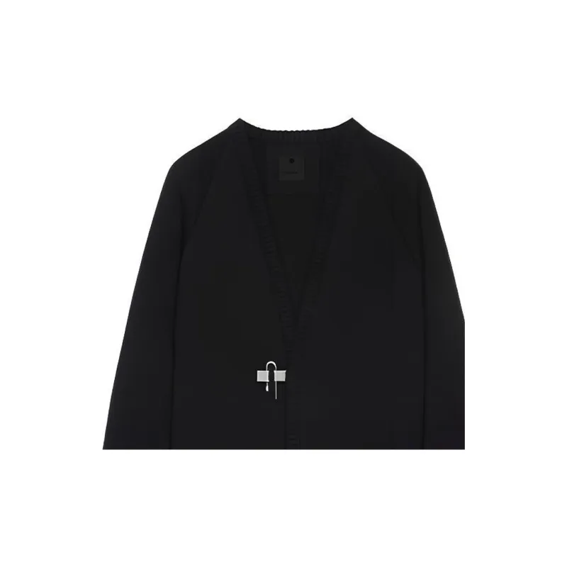 Givenchy SS22 Men Cardigan In Wool With Padlock Closing-3