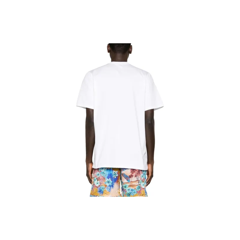 Roberto Cavalli Monogram embroidered Cotton T shirt-2