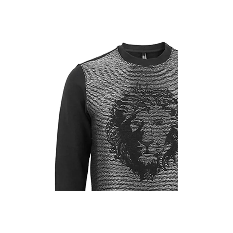 VERSUS Sweatshirts Men Black-3