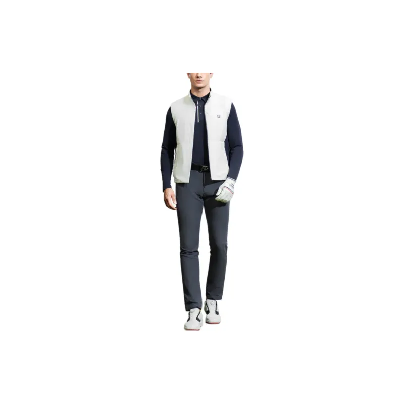 FILA Golf Series Vest Men's Jade White-3