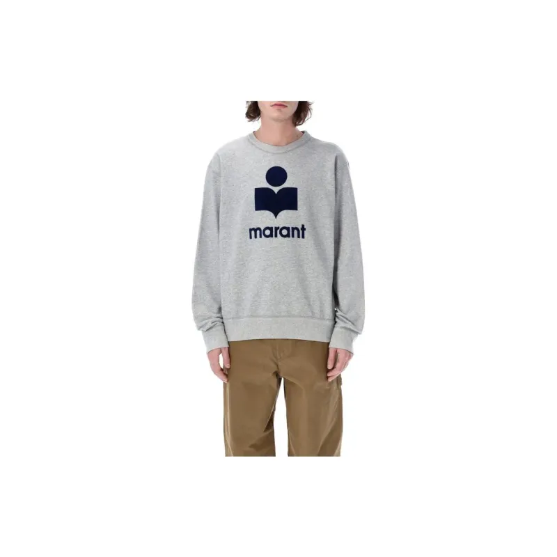 ISABEL MARANT Mikoy Logo embroidered Sweatshirt-6