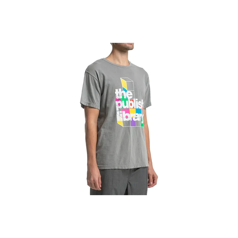 PUBLISH Straight T-Shirt Men's Light Gray-3