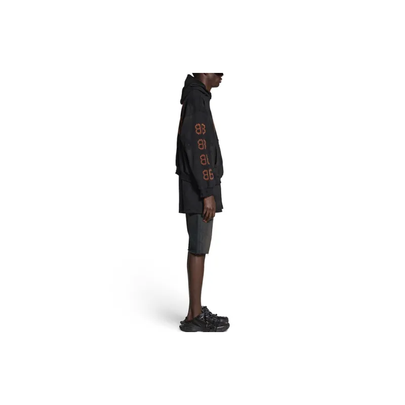 Balenciaga Crypto Medium Fit Hoodie-5