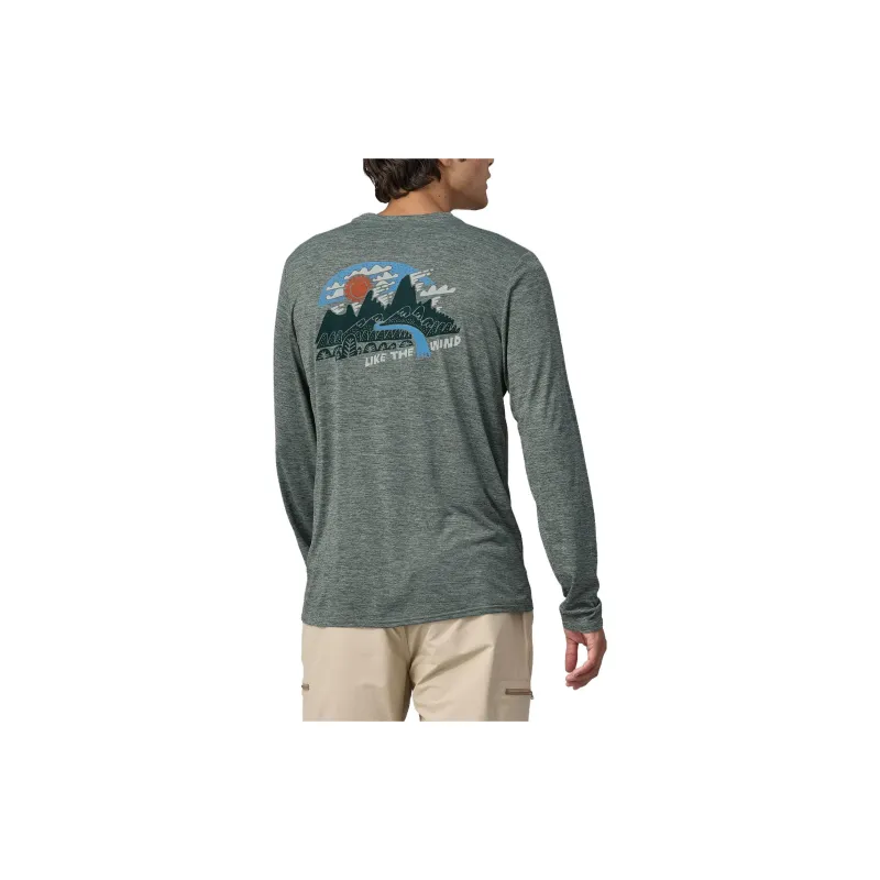 Patagonia Sweatshirt Men's Gray Green-4