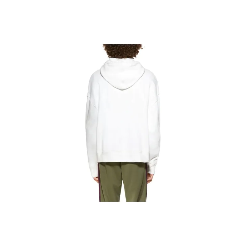 PALM ANGELS Embroidery Bear Hoodie-4