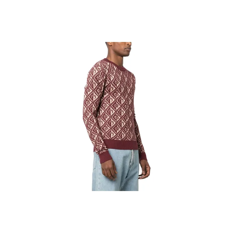Marine Serre Moon Diamant Jacquard Crewneck Jumper-4