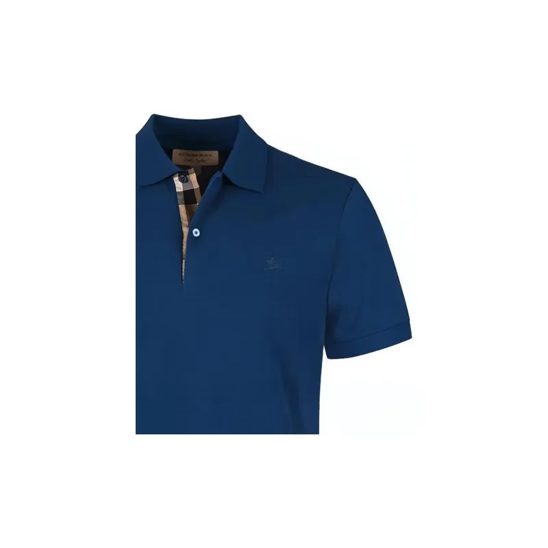 Burberry Polo Shirt Men's Lake Blue-5