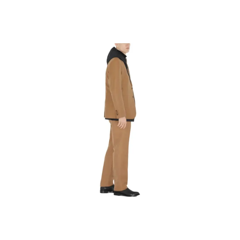 Burberry FW23 Business Suit Coat Men's Camel-4