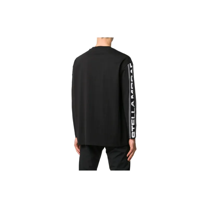 Stella McCartney Logo Tape Long Sleeve Top-2