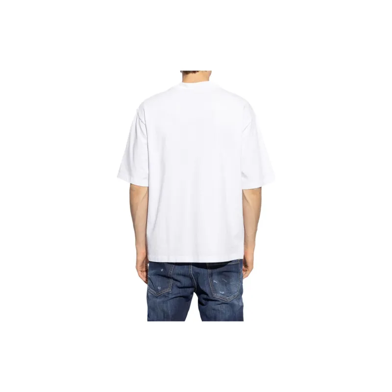 DSQUARED 2 Logo Printed Crewneck T Shirt-2