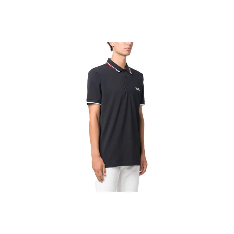 HUGO BOSS Logo embroidered Polo Shirt-3