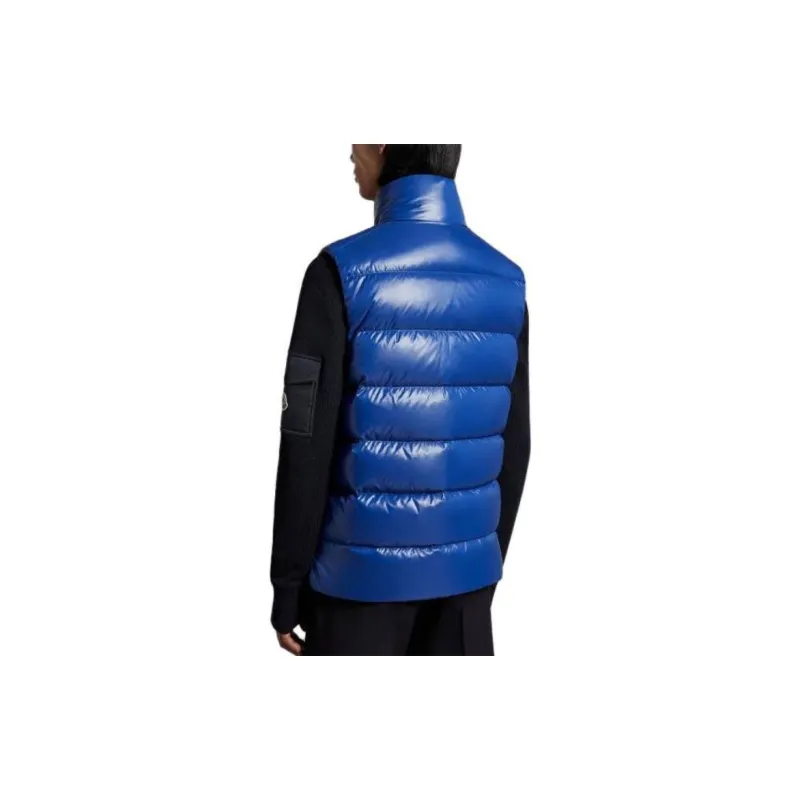 Moncler Tibb Series Vests Men Blue-2