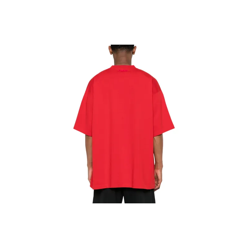 Vetements T-Shirts Unisex Red-2