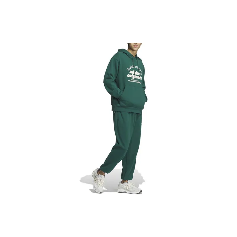 Adidas Originals GRAPHIC HOODIE Sweatshirt Men's Green-1