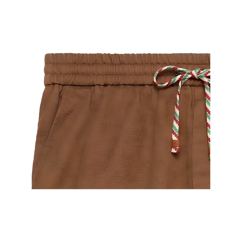 GUCCI SS22 Casual Shorts Men's Brown-6