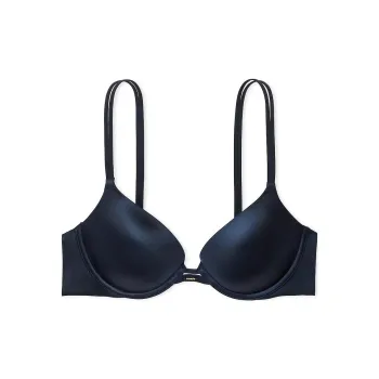 Victoria's Secret Very Sexy Rose Lace Push-Up Bra / Dark Twilight Bra Women's Dark Blue