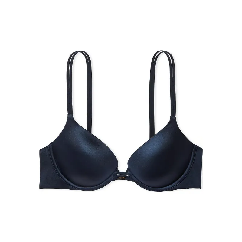 Victoria's Secret Very Sexy Rose Lace Push-Up Bra / Dark Twilight Bra Women's Dark Blue-0