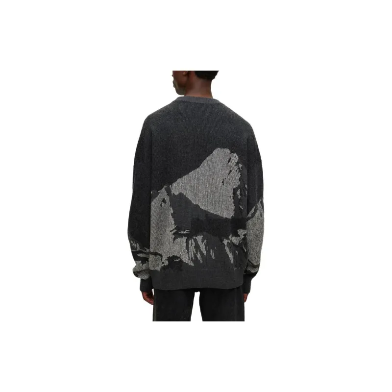 HUGO BOSS FW23 Sweater Men's Dark Gray-2