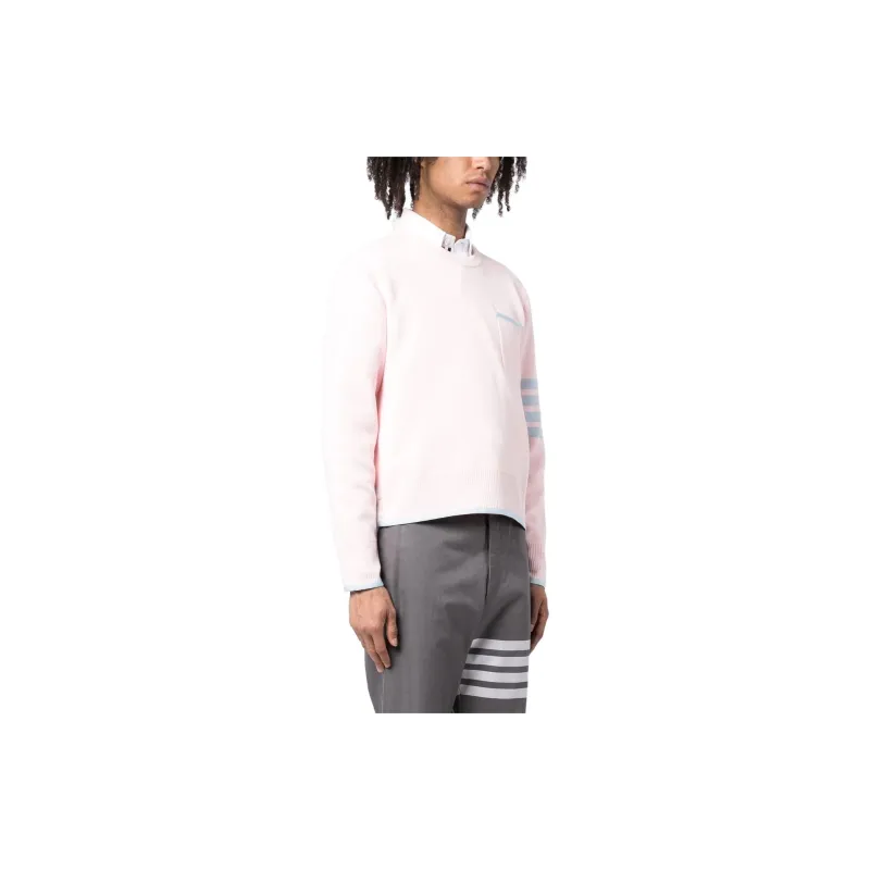 THOM BROWNE· Sweater Men's Pink-3