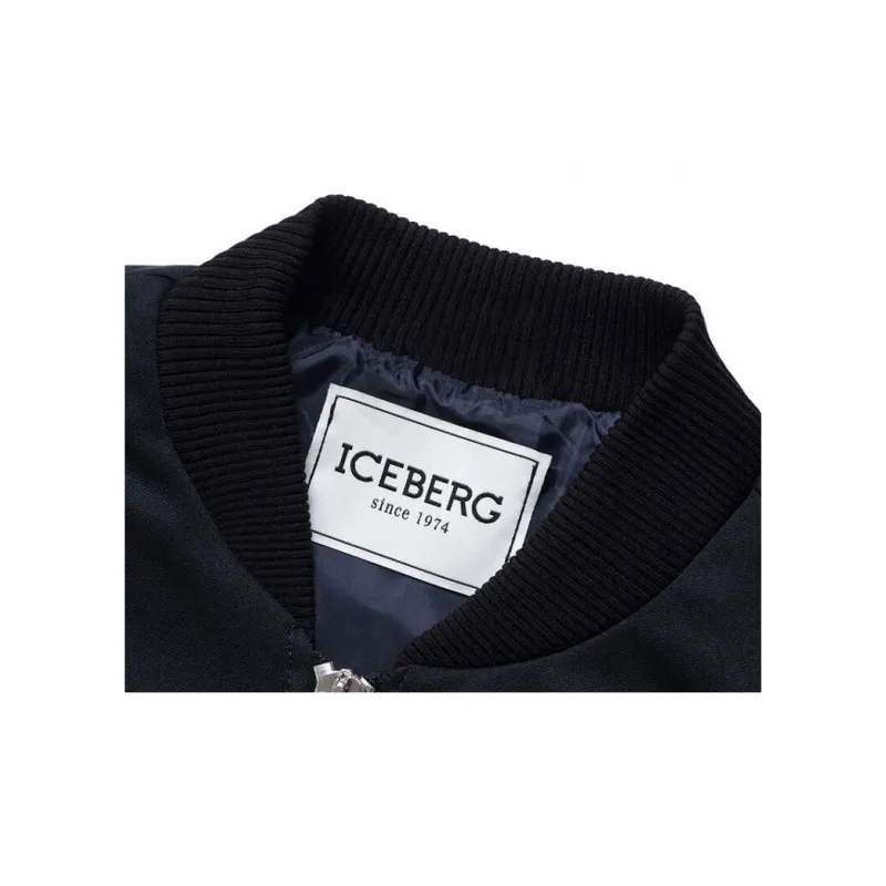 Iceberg SS24 Jackets Coats Men's Navy Blue-3