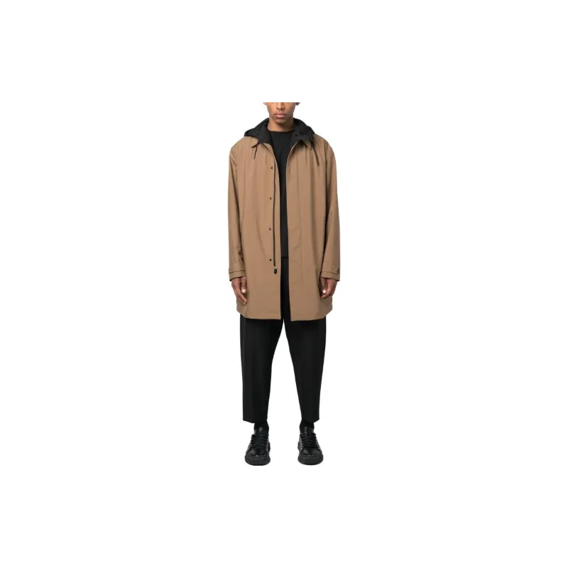 Ermenegildo Zegna Long sleeve Hooded Raincoat-1