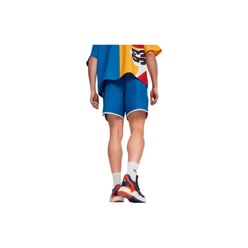 PUMA X Bmw M Motorsport Calder Men's Motorsport Woven Shorts-3