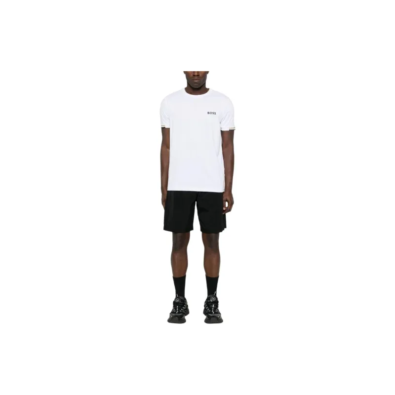 HUGO BOSS Piqué weave Performance T shirt-1