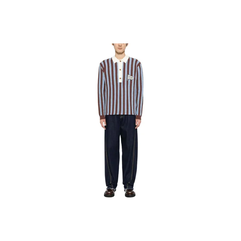 Maison Kitsune Sweater Men's Blue-1