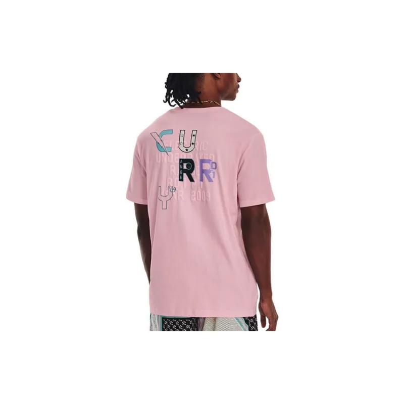 Under Armour T Shirt Men's Pink-3
