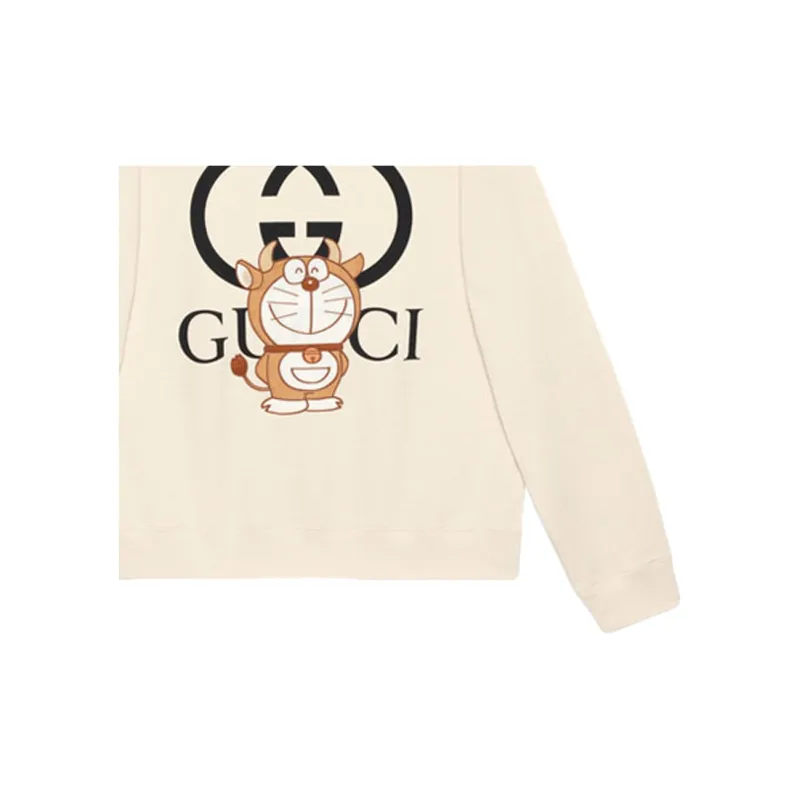 GUCCI x Doraemon Sweatshirt Men's Ivory White-4