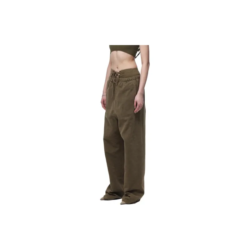 GREG ROSS Casual Pants Unisex Brown-2